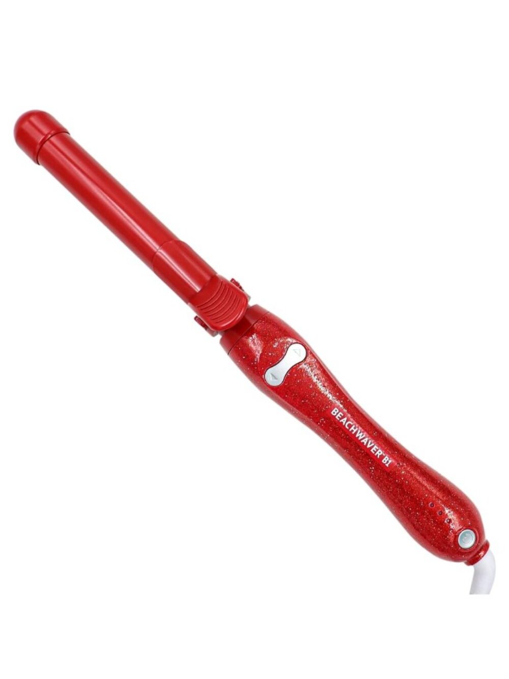 The Beachwaver Co. B1 Rotating Curling Iron Red Glitter Automatic 1-Inch Ceramic